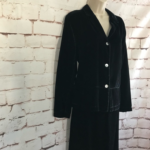 JOHN PAUL RICHARD M Uniform Vintage Black Velvet Blazer  Jacket Size Medium - Picture 16 of 16